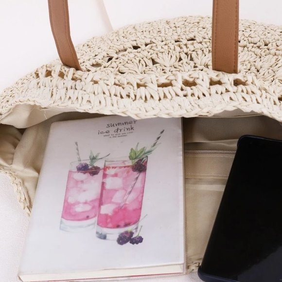 Straw Circle Bag - Picture 3 of 6